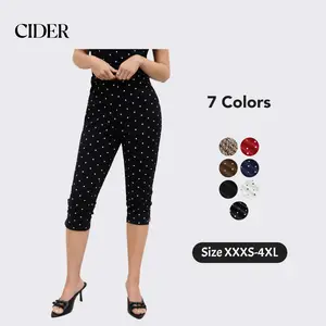 Cider Polka Dot Stretch Capri SummerWins