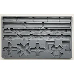 Faux Bois Mould™ by IOD (6"x10") - Iron Orchid Designs