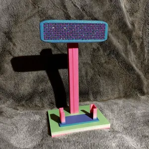 Multi colored bedazzled freshie stand