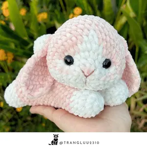 Crochet cat and bunny PATTERN bundle