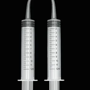 Elbow Syringe Bird Feeding Breast Feeding Medicine Feeder 12ml Plastic Syringe Needleless Syringe Pigeon Feeding