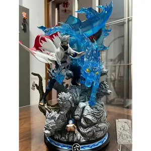 27cm Gk Naruto Hatake Kakashi Anime Figure Cs Sixth Generation Ninja Statue Decoration Collectable Action