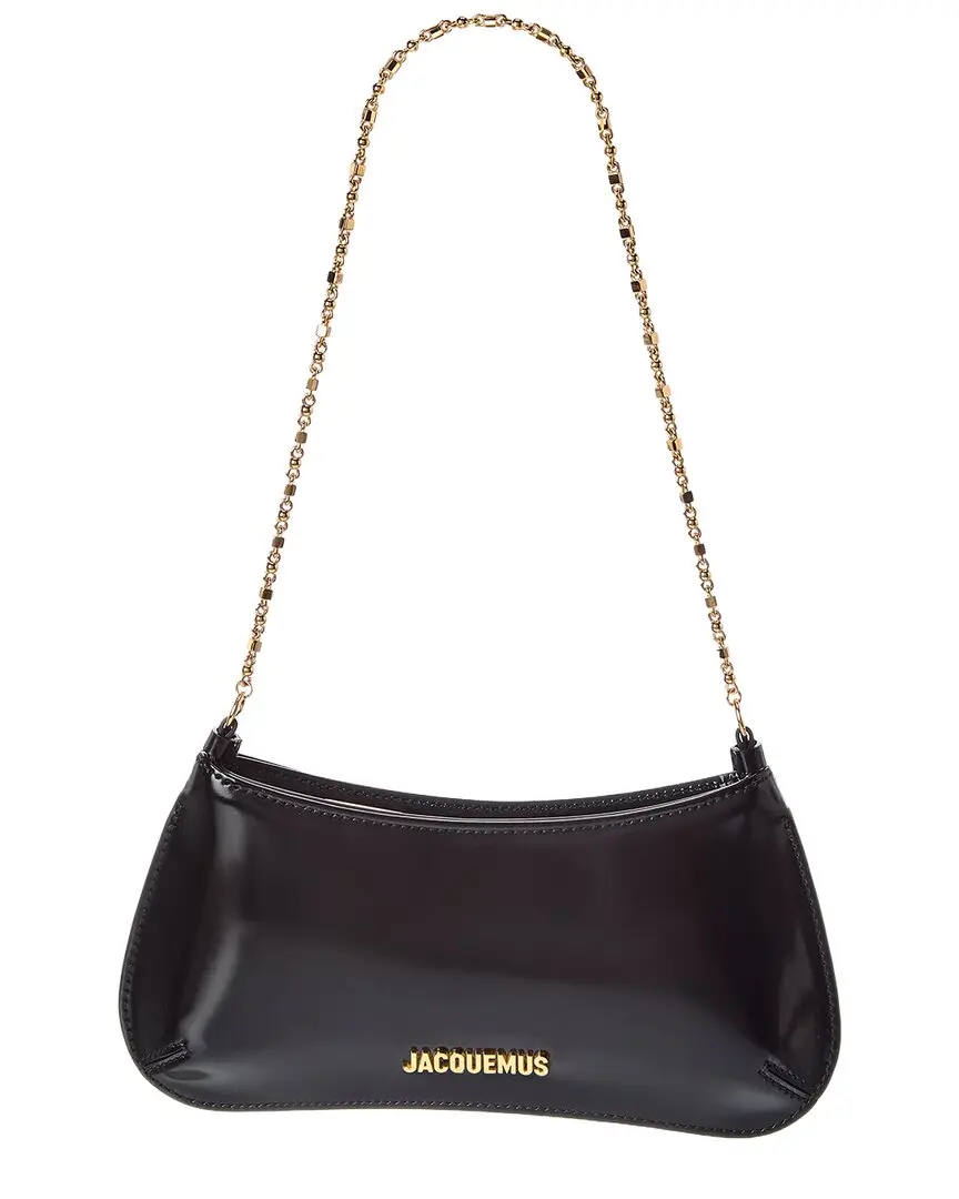 Jacquemus Logo Leather Shoulder Bag