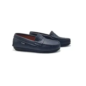 Atlanta Mocassin Navy Penny Loafer