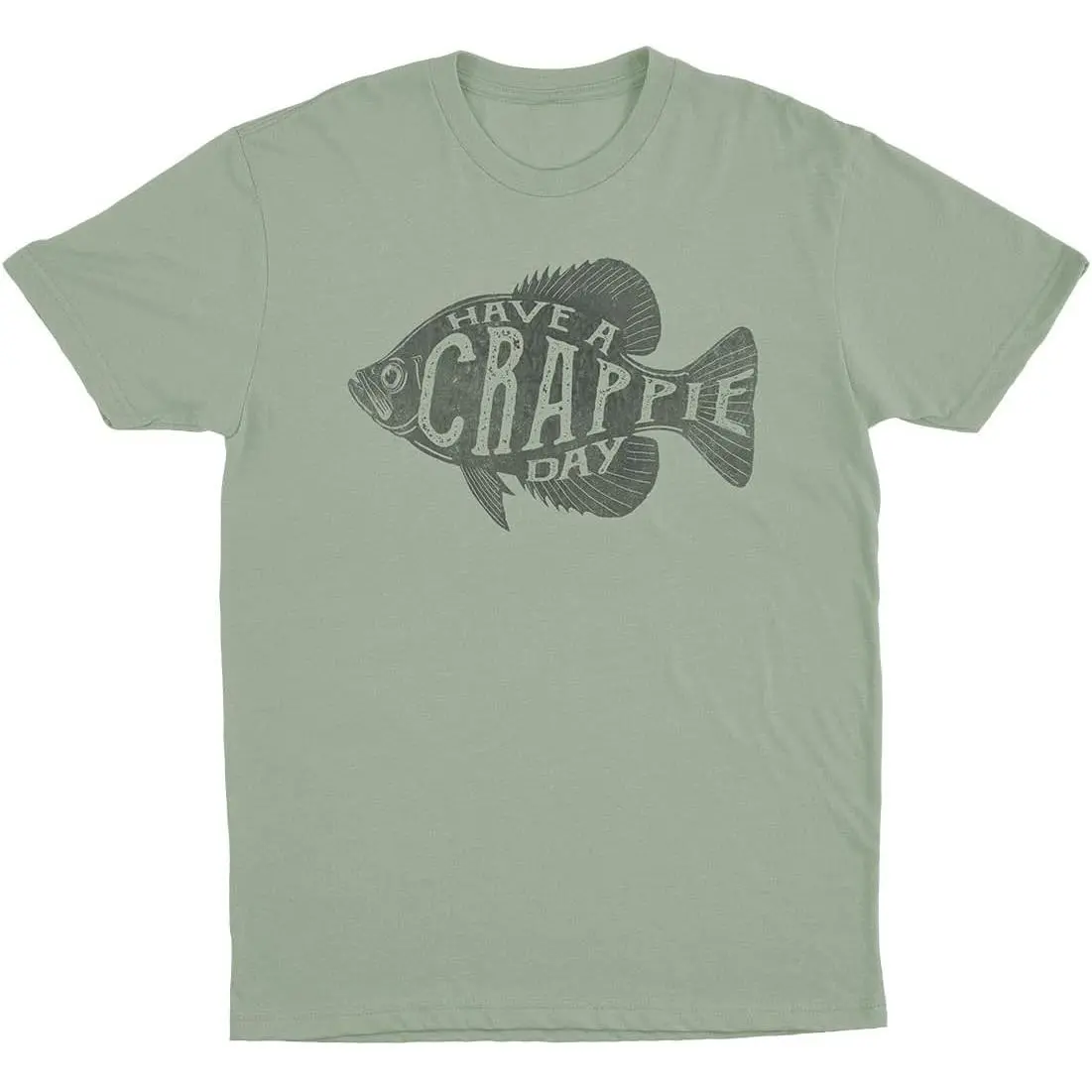 Bone Head Outfitters Have a Crappie Day - High-quality cotton and polyester funny T-shirt for fishing
