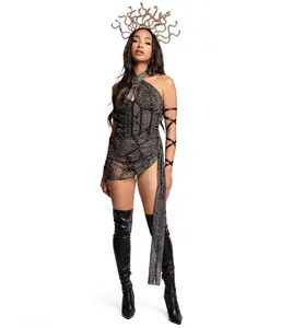 Women's Medusa Bodysuit Costume