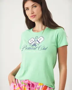 Pickleball Club - Saturday Graphic Tee - Avocado