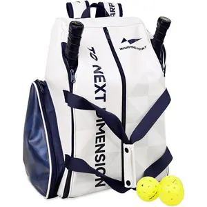 Warping Point Pro Team Pickleball Bag for Men & Women, 2-in-1 Large Duffle Backpack Fits 4+ Paddles & Gear, Ventilated Shoe Compartment, Fence Hook, Multi-Pocket Design