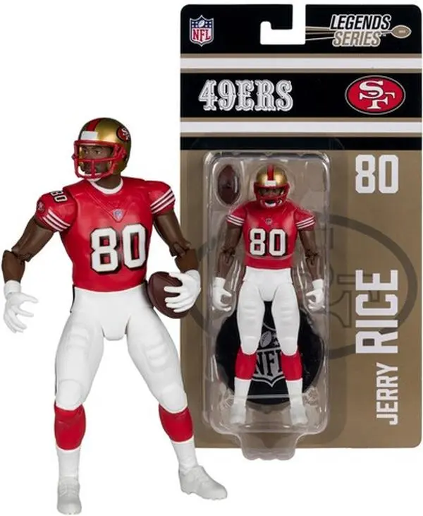 Jerry Rice - McFarlane's SportsPicks - Legends Series: NFL - Jerry Rice (San Francisco 49ers) 6" Action figurine/statue  [COLLECTIBLES] Action figurine/statue