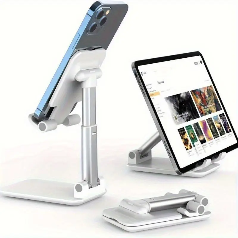 Foldable Mobile Phone Tablet Stand Holder Angle Height Adjustable For Apple Android Smartphone E-Reader Tablet Portable Phone Holder Smartphone Holders
