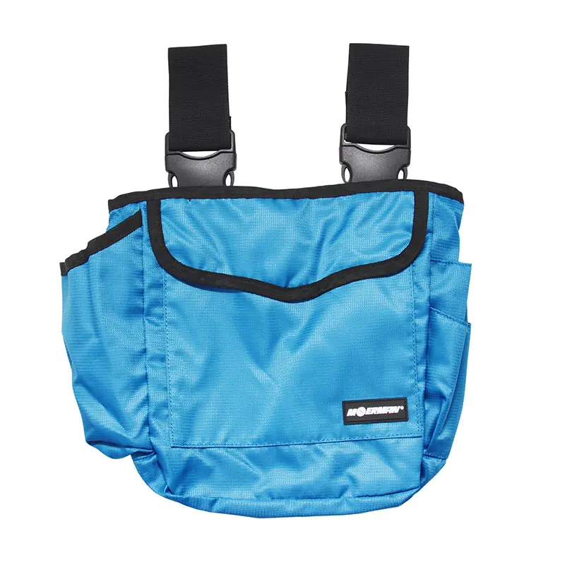 Moerman Side Kit Tool Pouch - Flashy Blue Water Resistant with 3 Compartments & Bottle Holder for Essential Storage