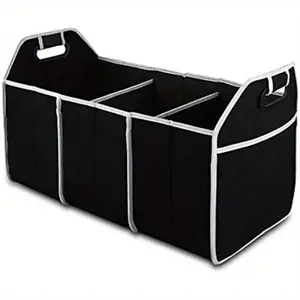 Suitable for Car Trunk Storage Bag, Portable Foldable Waterproof Car Storage Bag, Multifunctional Car Organizer, Suitable for Vehicles, Car Accessories