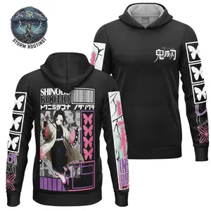 Shinobu Kocho V2 Demon Slayer Streetwear Lightweight Hoodie, VIRAL Oversized Graphic Anime Hoodie - Aesthetic Comfy Baggy Sweatshirt TikTok Made Me Buy It #hoodie  #ziphoodie #Anime #demonslay