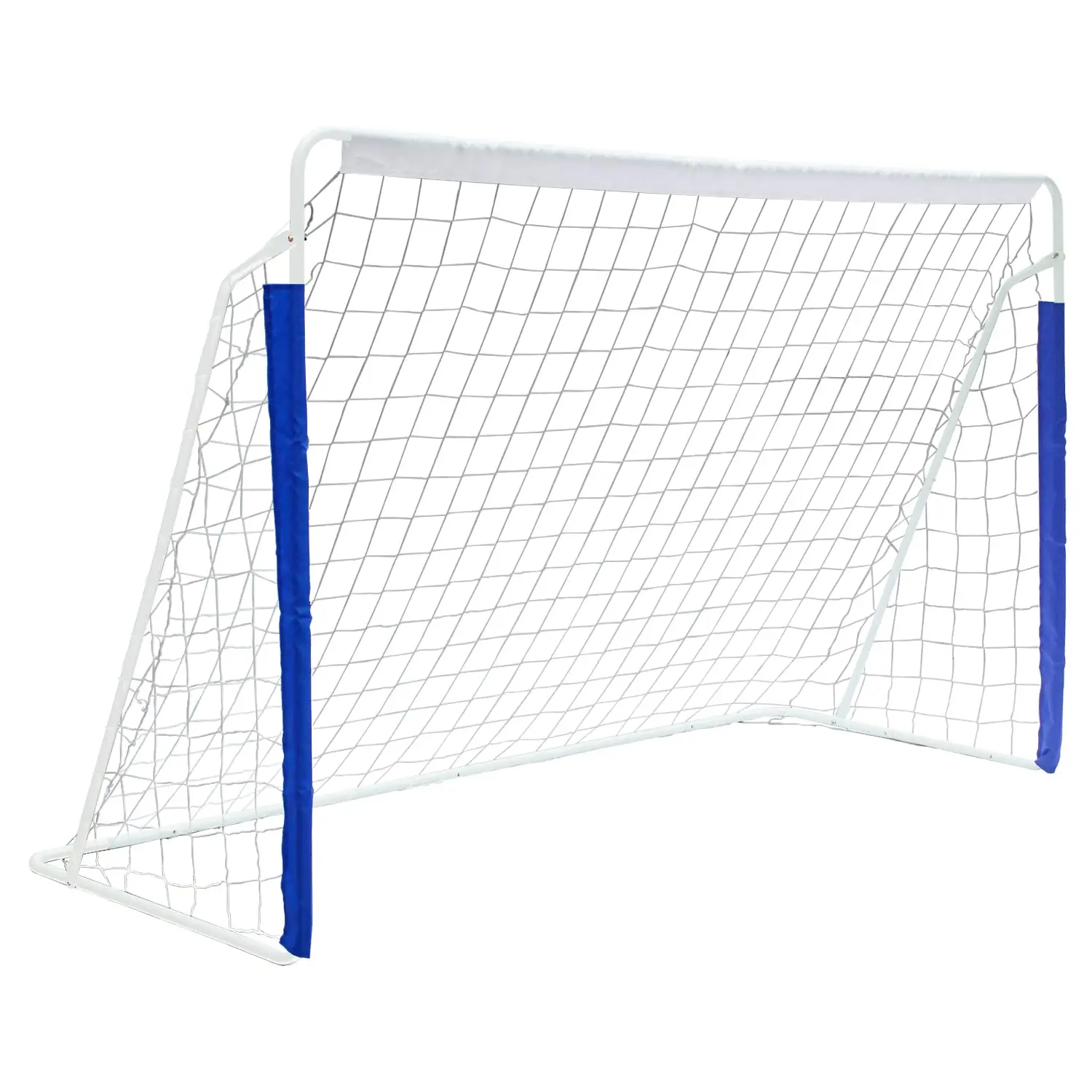 7.87x5 FT Portable Steel Frame Soccer Goal with All-Weather Net for Kids & Youth – Backyard Football Training Goal