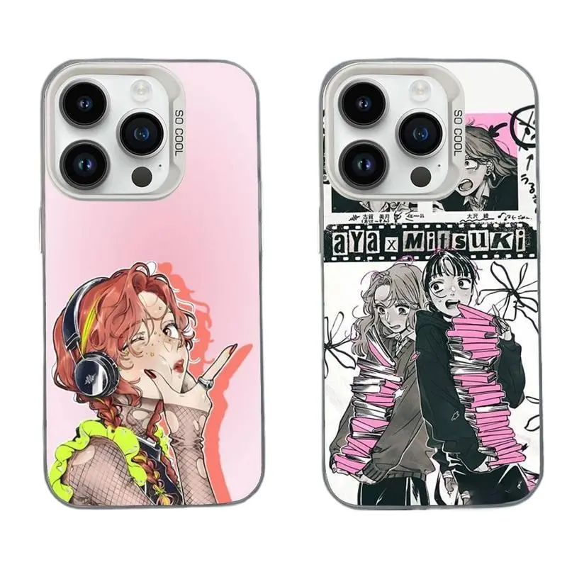 Aya Osawa Mitsuki Koga MitsuAya Eco-Friendly Smartphone Case - White Candy Matte, Shockproof Handheld Device Accessory for iPhone 16/15/14/13/12/11 Pro MAX