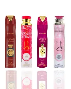 Nebras Air Freshener + Yara candy Air freshener + tharwa Air freshener + Yara Air Freshener -- 4 piece bundle