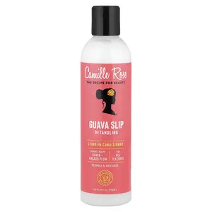 Camille Rose Guava Slip Detangling, Leave-In Conditioner, For All Textures, 8 fl oz (236 ml)