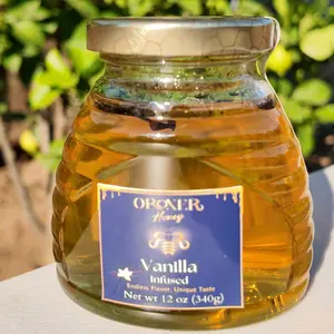Vanilla Infused Honey 12oz