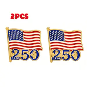 【BUY 1 GET 1 FREE】2026 US 250th Anniversary Enamel Pin | American Eagle, USA Flag & Statue of Liberty Brooch | 1776–2026 Patriotic Badge, Team & Group Gift