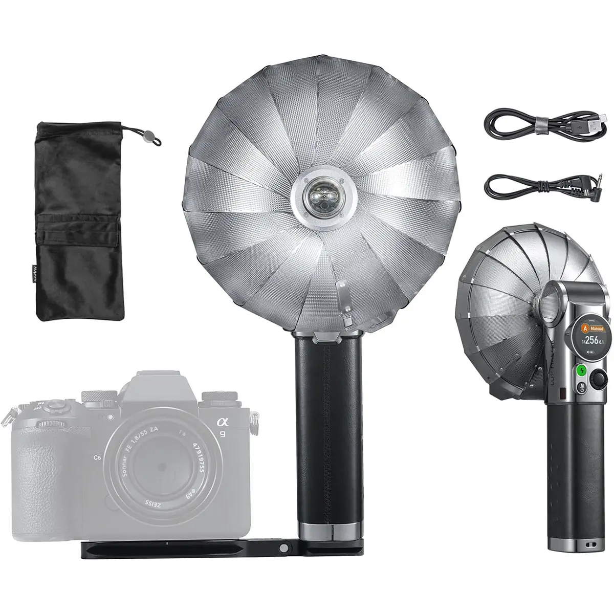 Godox Lux Master Retro TTL HSS Camera Flash,Efficient Color Touchscreen,Wireless Sync, Versatile Triggering Options,Tiltable Flash Head, Built in Battery,2.4G Wireless X System Compatible with Sony/Nikon/Canon/Fuji/Leica/Sigma/Panasonic