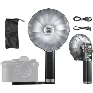 Godox Lux Master Retro TTL HSS Camera Flash,Efficient Color Touchscreen,Wireless Sync, Versatile Triggering Options,Tiltable Flash Head, Built in Battery,2.4G Wireless X System Compatible with Sony/Nikon/Canon/Fuji/Leica/Sigma/Panasonic