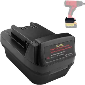 Battery Adapter, for Lithium Batteries to Cordless Tools, Replacement for Battery, for Power Tools (Battery Not Included)