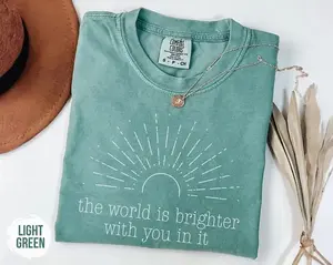 Comfort Colors Mental Health Shirt, Positive Affirmations, School Counselor