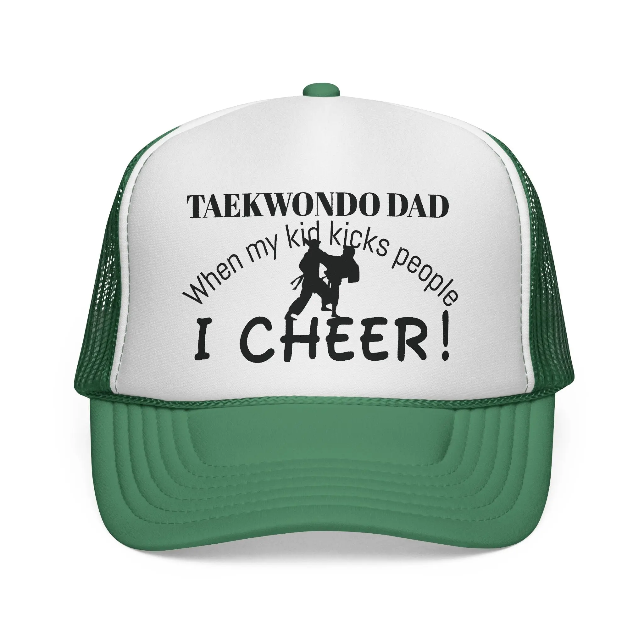 Taekwondo Dad Trucker Cap (I CHEER)-Son