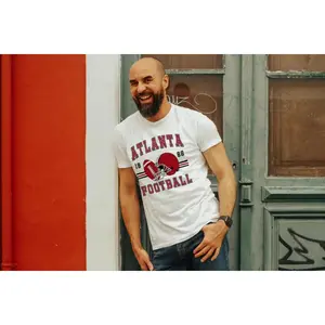 Atlanta 1966 Football on a Gildan Soft Blend T-Shirt for Men