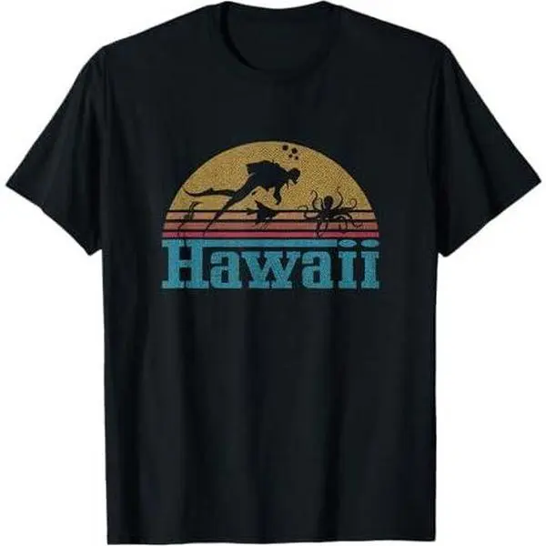 Hawaii Scuba Diving Funny Gift Idea For Men And Women T-Shirt