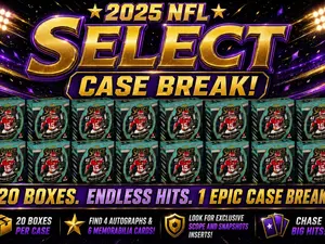 2025 NFL SELECT CASE BREAK  20 MEGA BOX