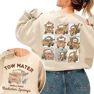 Vintage Tow Mater T-Shirt, Vintage McQueen Sweatshirt, McQueen Shirt, , Gift For Friend , Hoodie, Comfort Colors Casual Cotton , Cute Shirt