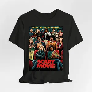 Scary Movie T-shirt: Vintage Horror Movie Unisex Graphic Tee