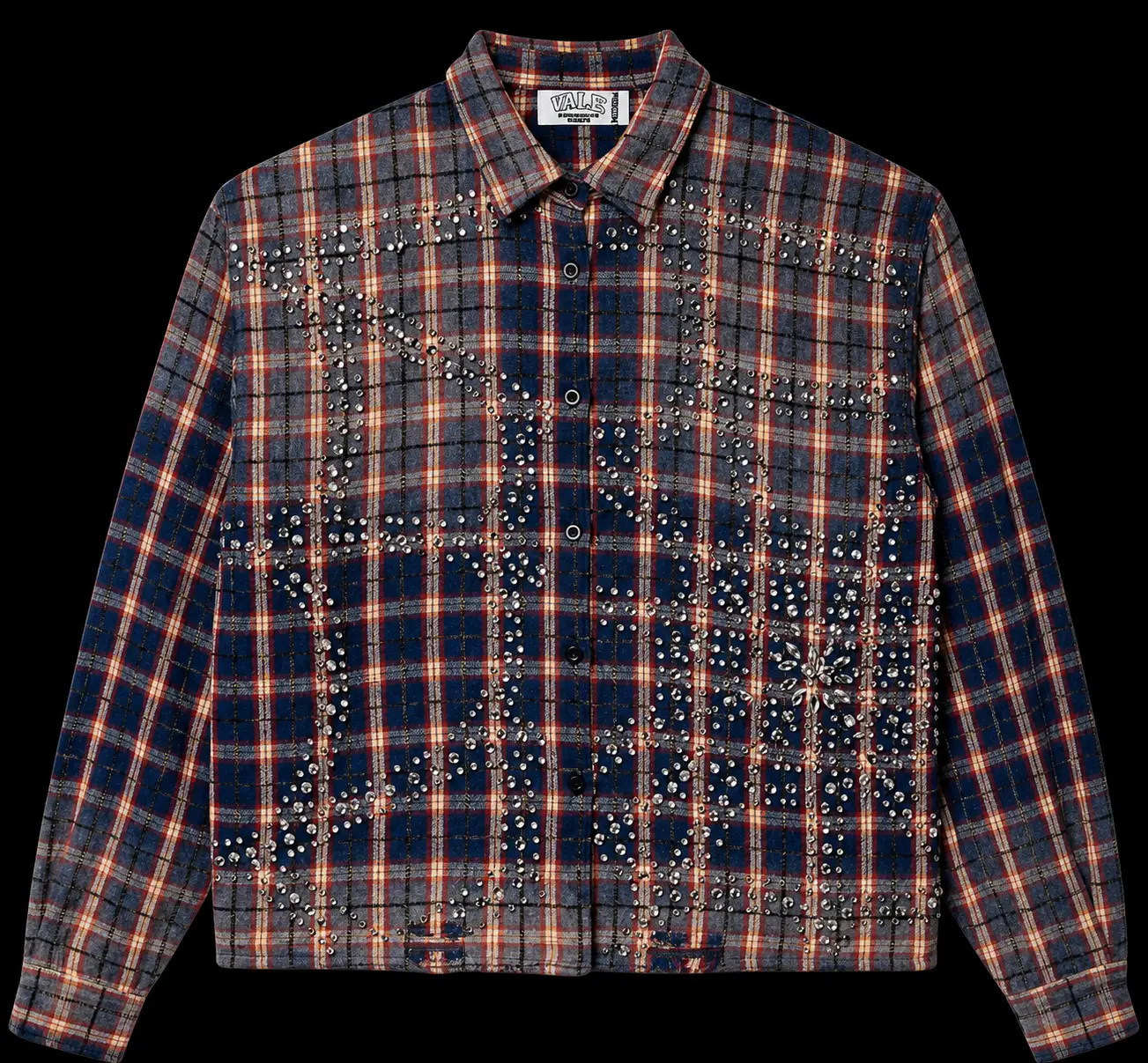 Vale Forever American Cup Flannel 'Navy/Red'