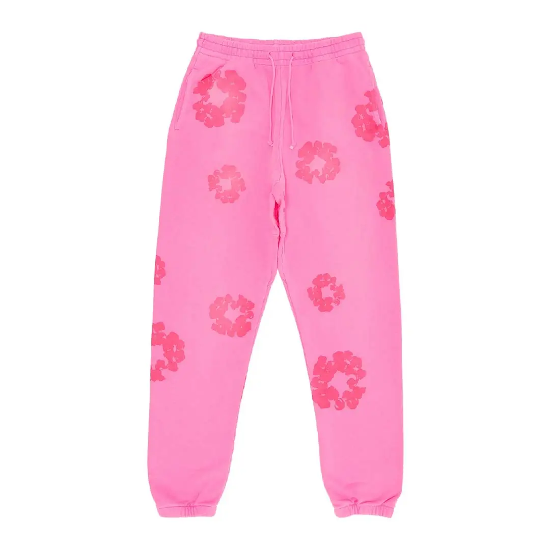 Denim Tears Mono Cotton Wreath Sweatpants 'Pink'