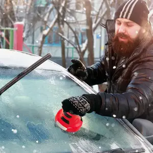 3 in 1 Electric Snow Scraper USB Ice Scraper Winter Auto Window Snow Shovel Windshield Defrosting Ergonomic Handle  Cleaning Tool Accessories Waxing and polishing machine