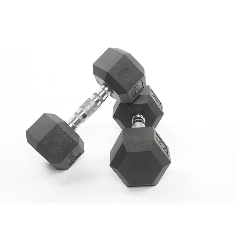100LB Hex Dumbbells Set, Rubber Coated Hex Dumbbell Weights for Strength Training, Exercise & Fitness Dumbbells, 100LB(20x2+30x2)