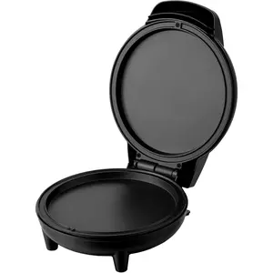Compact 7-Inch Personal Griddle Mini Oven and Pizza Maker - Black