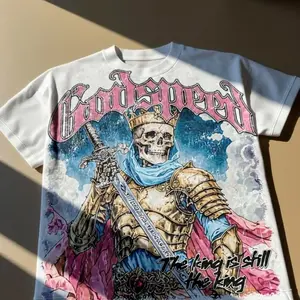 GODSPEED Pink Outcast Graphic Tee clothing gift - graphic tee - shirt top men - Soft Cotton T-Shirt