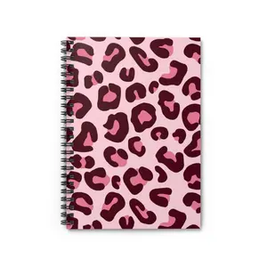 Stylish Leopard Print Spiral Notebook - Ideal for School, Journaling, Gift, Stationery, Creative Writing, Cute Notebook