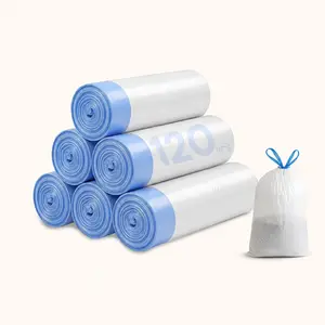 Cavrtbany Universal Automatic Litter Box Liners, Secure and Reliable Fit Waste Bags That Fits Most Automatic Litter Boxes, 20PCS Pack