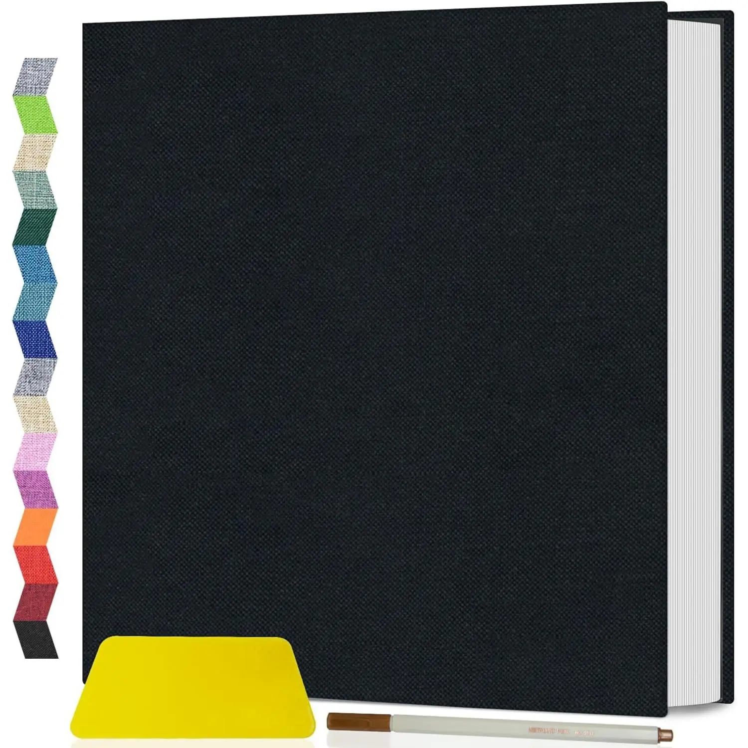 summerwins Self-Adhesive Scrapbook Photo Album - Scrapbooking Supplies for 4x6, 5x7, 8x10 Pictures, DIY Crafting Kit, Mom Gift for Home Decor & Use, Self-Adhesive Photo Albums
