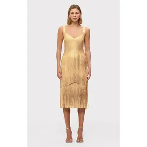 THE METALLIC MISCHA DRESS