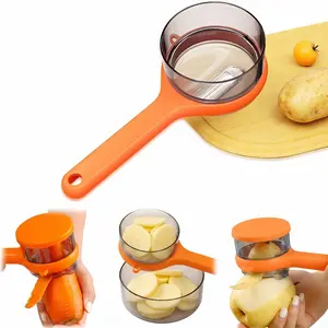 Stainless Steel Swivel Peeler – Ergonomic Non-Slip, Portable with Storage Box, Anti-Waste Fruit & Vegetable Peeling Tool for Home Kitchen-YY1