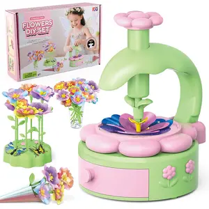 A Delightful DIY Educational Flower-Pressing Kit for Kids — Creative Garden-Themed Building Blocks for Flower Arrangement — The Perfect Gift for Family and Friends