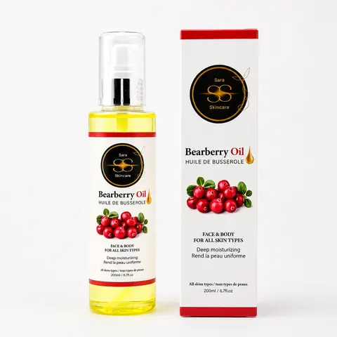 SARA SKINCARE VÉGÉTALES BEARBERRY OIL FOR BODY AND FACE /HUILE DE BUSSEROLE