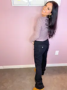 Mid rise boot cut