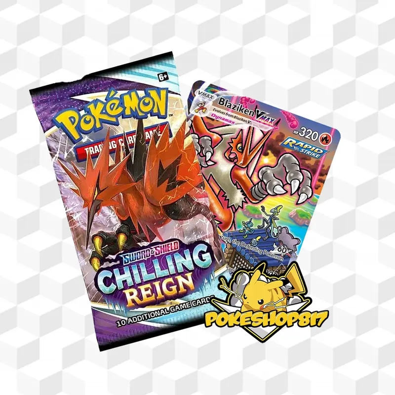 how many packs are in a chilling reign booster box Sword & Shield: Chilling Reign main image 0