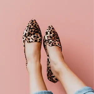 Leopard Loafer flats for women-Into the Wild