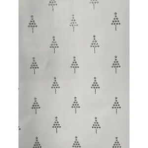 Silver Tree Wrapping Paper